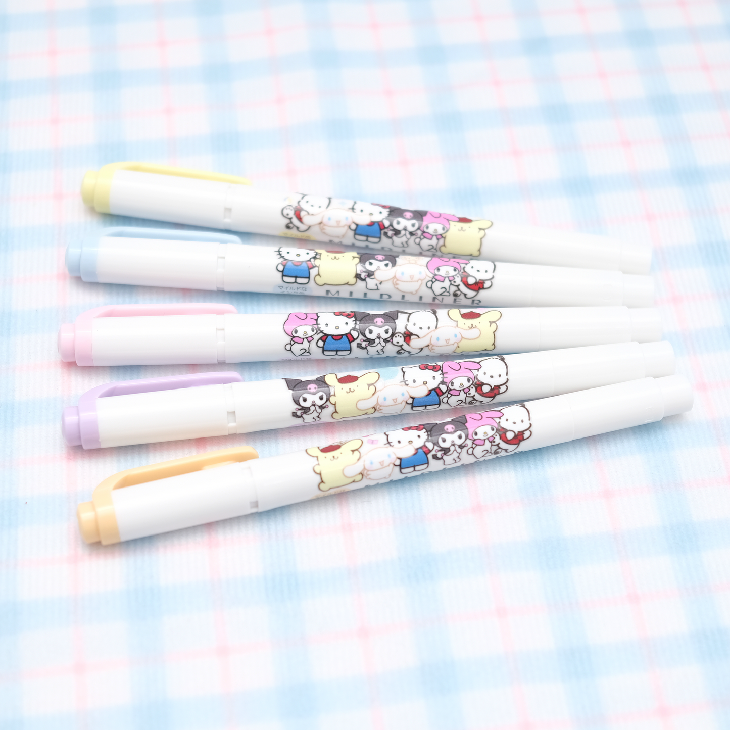 Zebra Mildliner Sanrio DIY Limited Double-Sided Highlighter - Fine / Bold - Family Set - New Colors