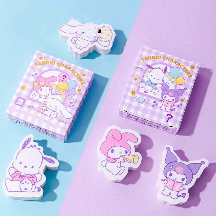 Cartoon-shaped Eraser - Purple Box