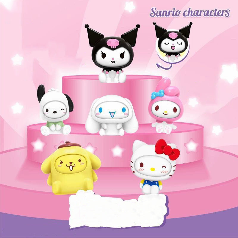 Sanrio Cartoon Characters Emoji Face Changing Blind Box