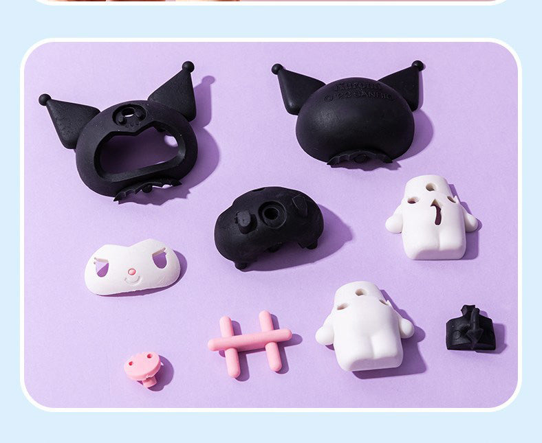 Sanrio Assembleable Action Figure Eraser - Kuromi