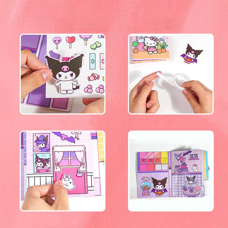 Cartoon Paper Quiet Book