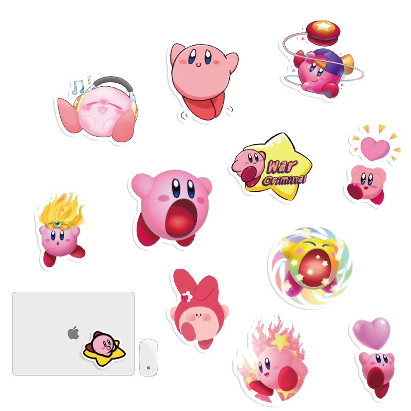 Kirby Stickers - 50pcs