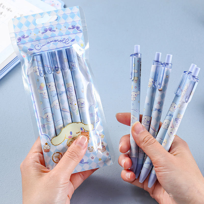 Sanrio Gel Pen - 0.5 mm - Set of 5