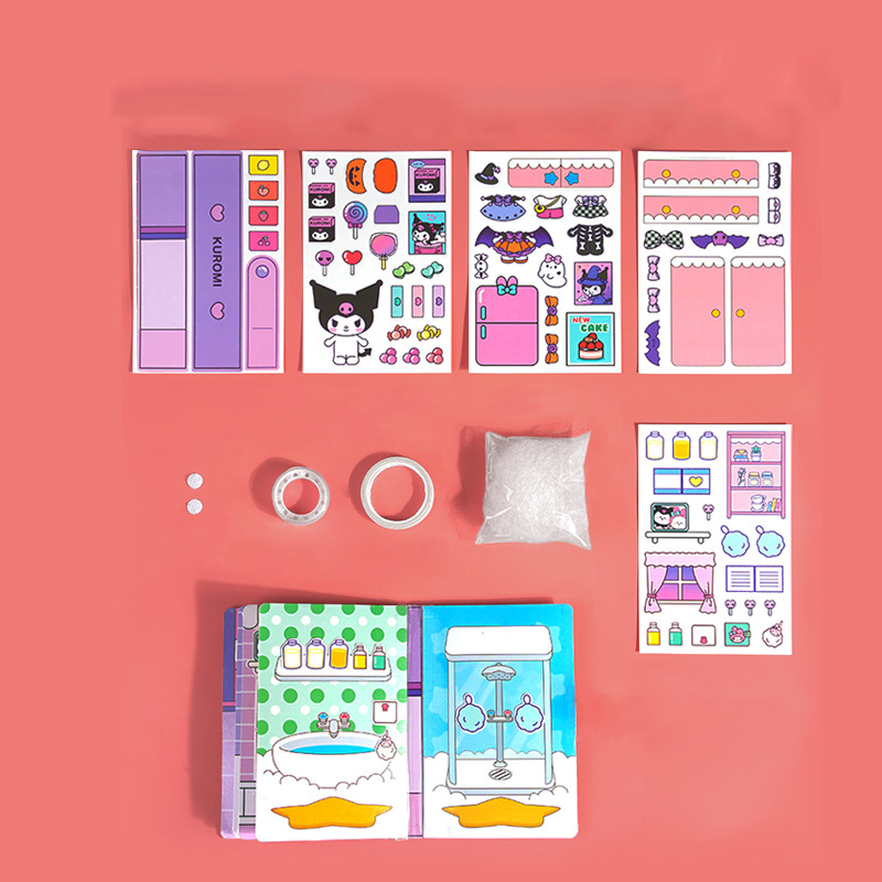 Cartoon Paper Quiet Book