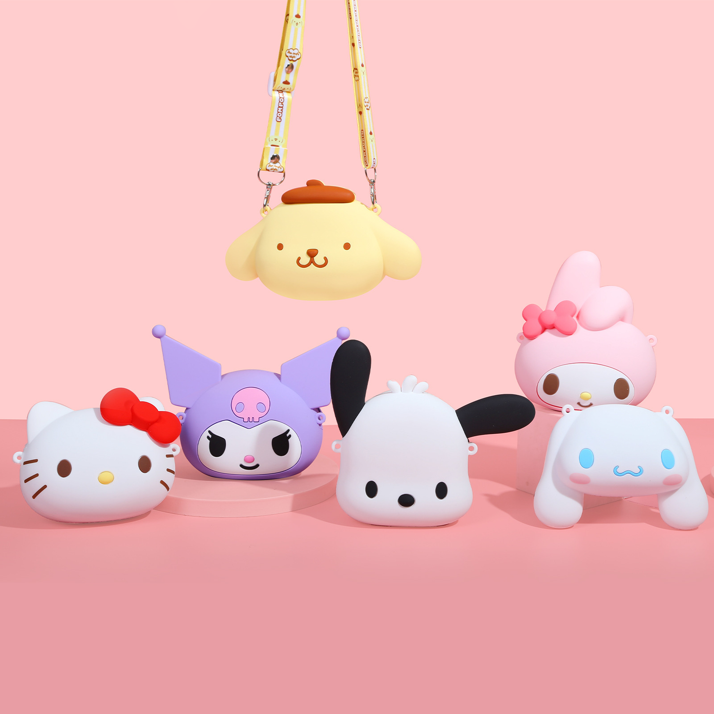 Silicone Crossbody Coin Purse
