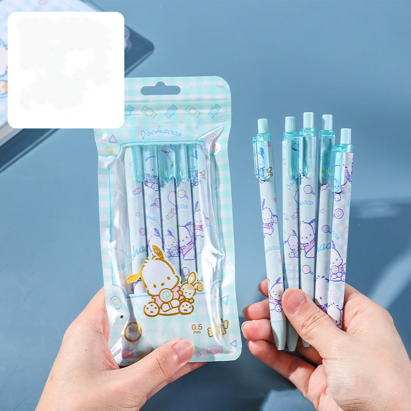 Sanrio Gel Pen - 0.5 mm - Set of 5