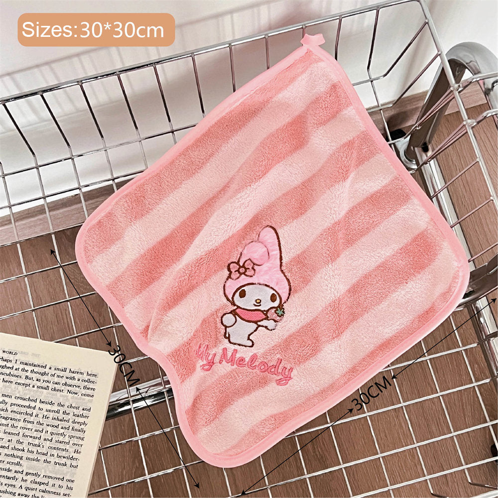 Sanrio Adorable Striped Hand Towel