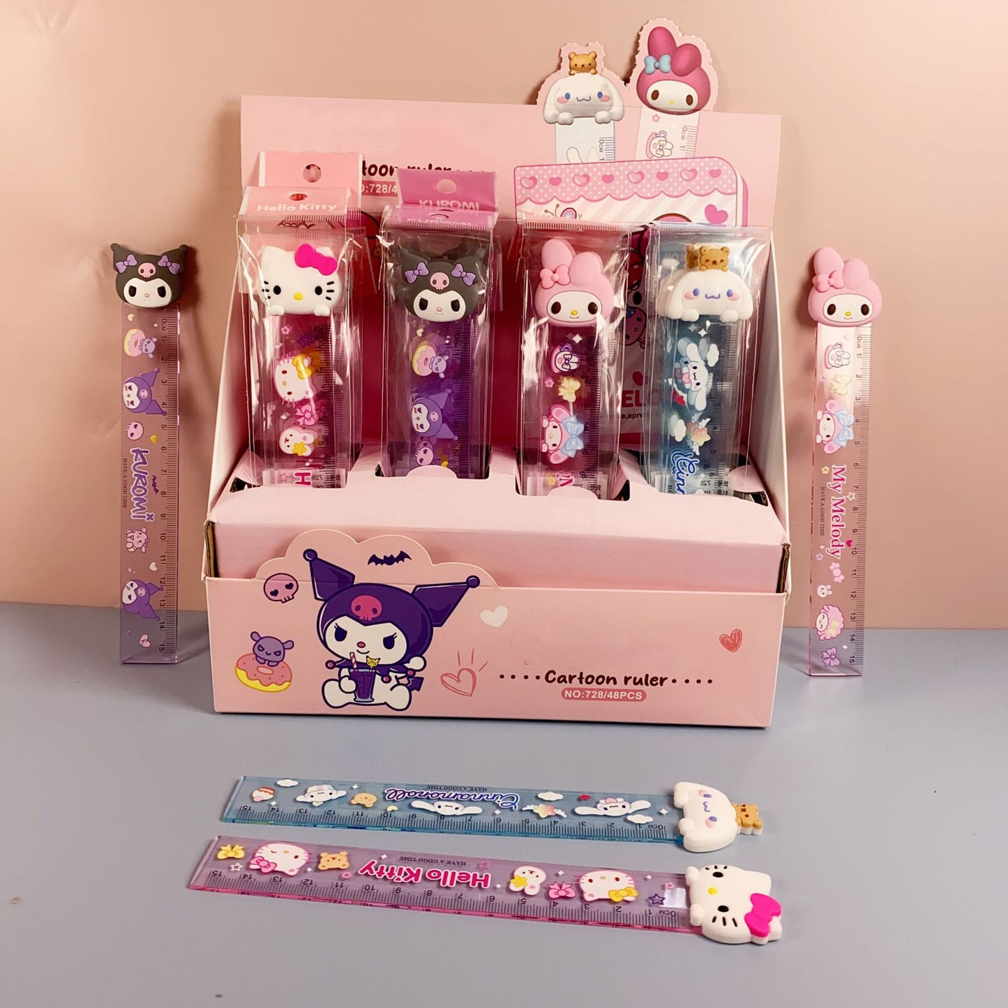 Cartoon Mascot Ruler - 15 cm