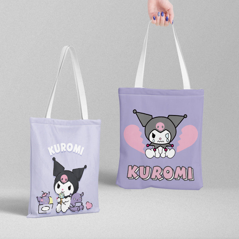 Cartoon Printed Tote Bag