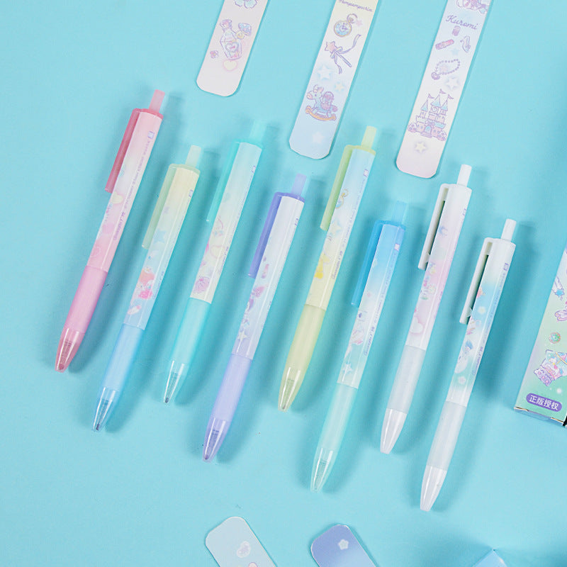 Color Body Gel Pen Blind Box - C - 0.5 mm - Black Ink