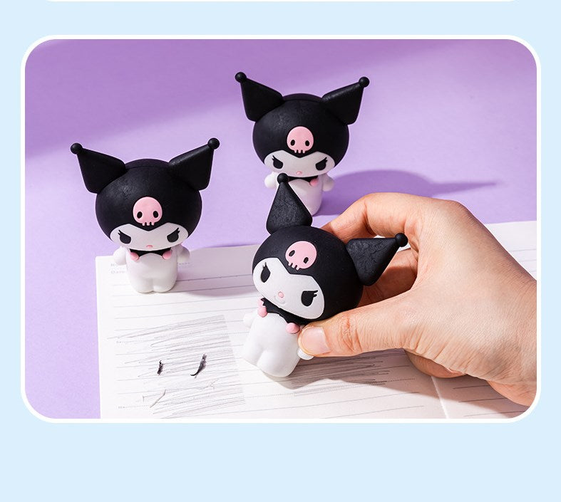 Sanrio Assembleable Action Figure Eraser - Kuromi
