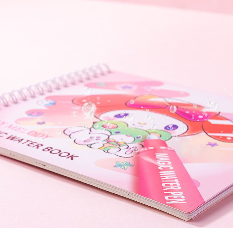 Sanrio Magical Water Painting Coloring Book