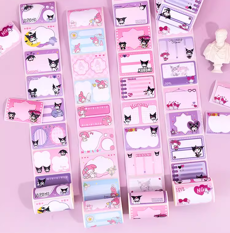 Cartoon Pull-Out Sticky Notes