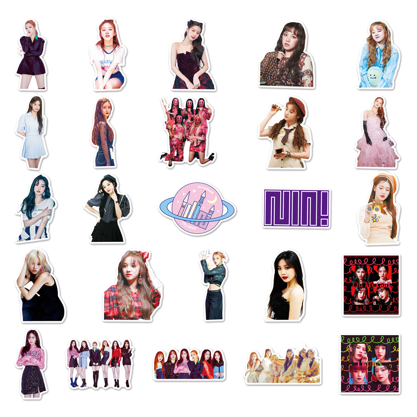 (G)I-DLE Stickers - 50pcs
