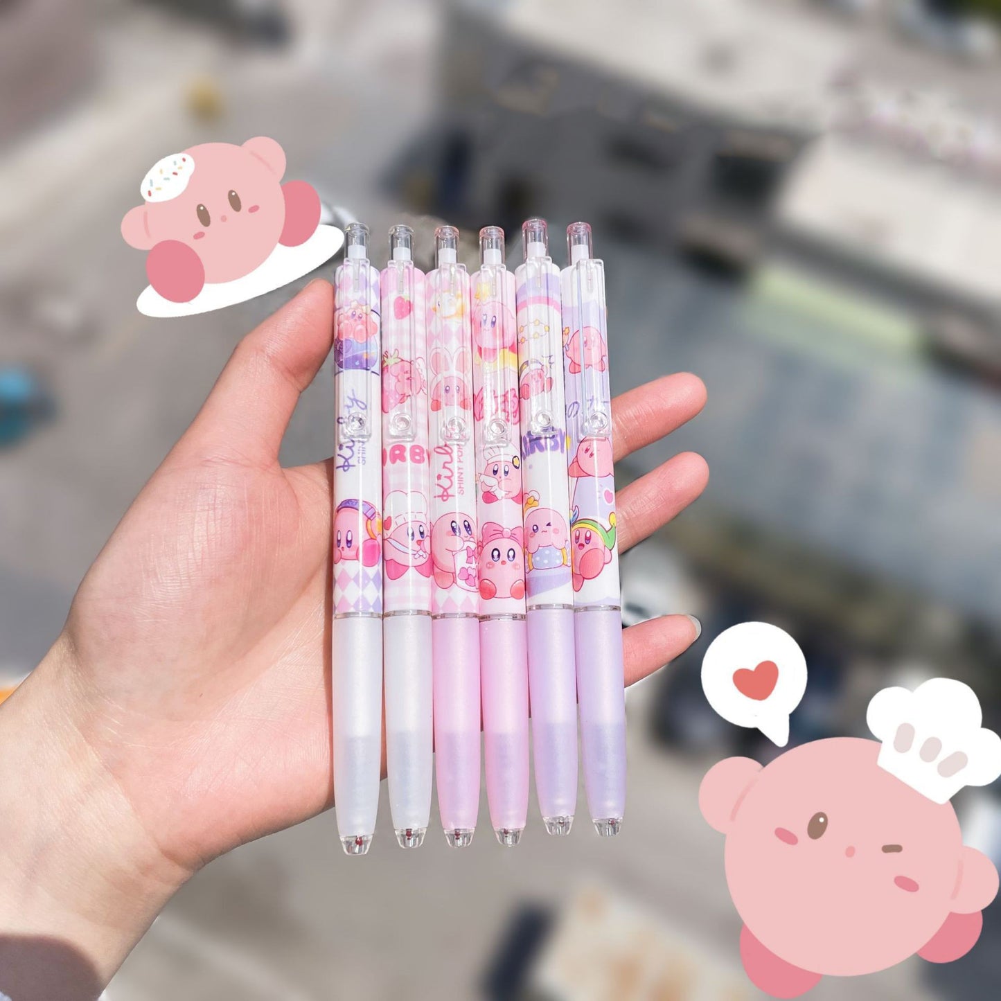 Kirby Pen Set - Set of 6