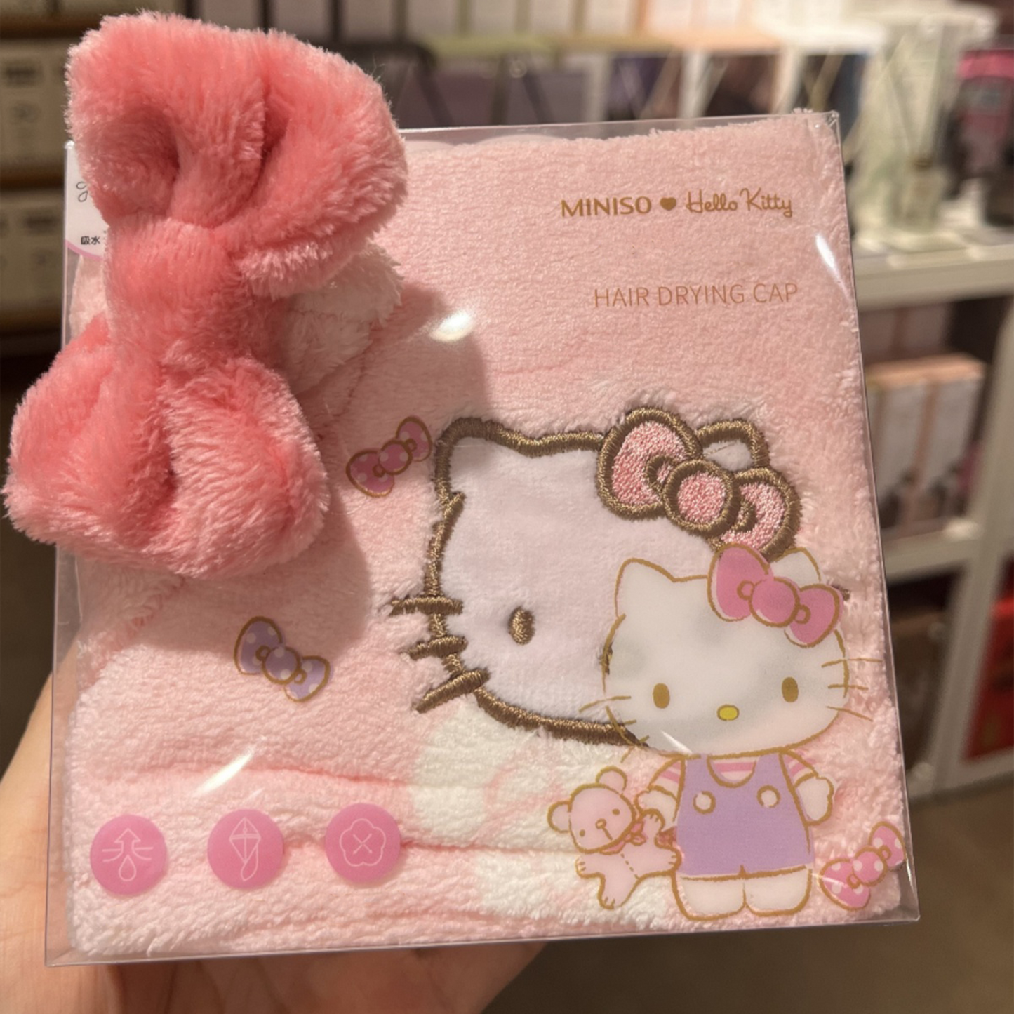 Miniso Sanrio Hair Drying Cap