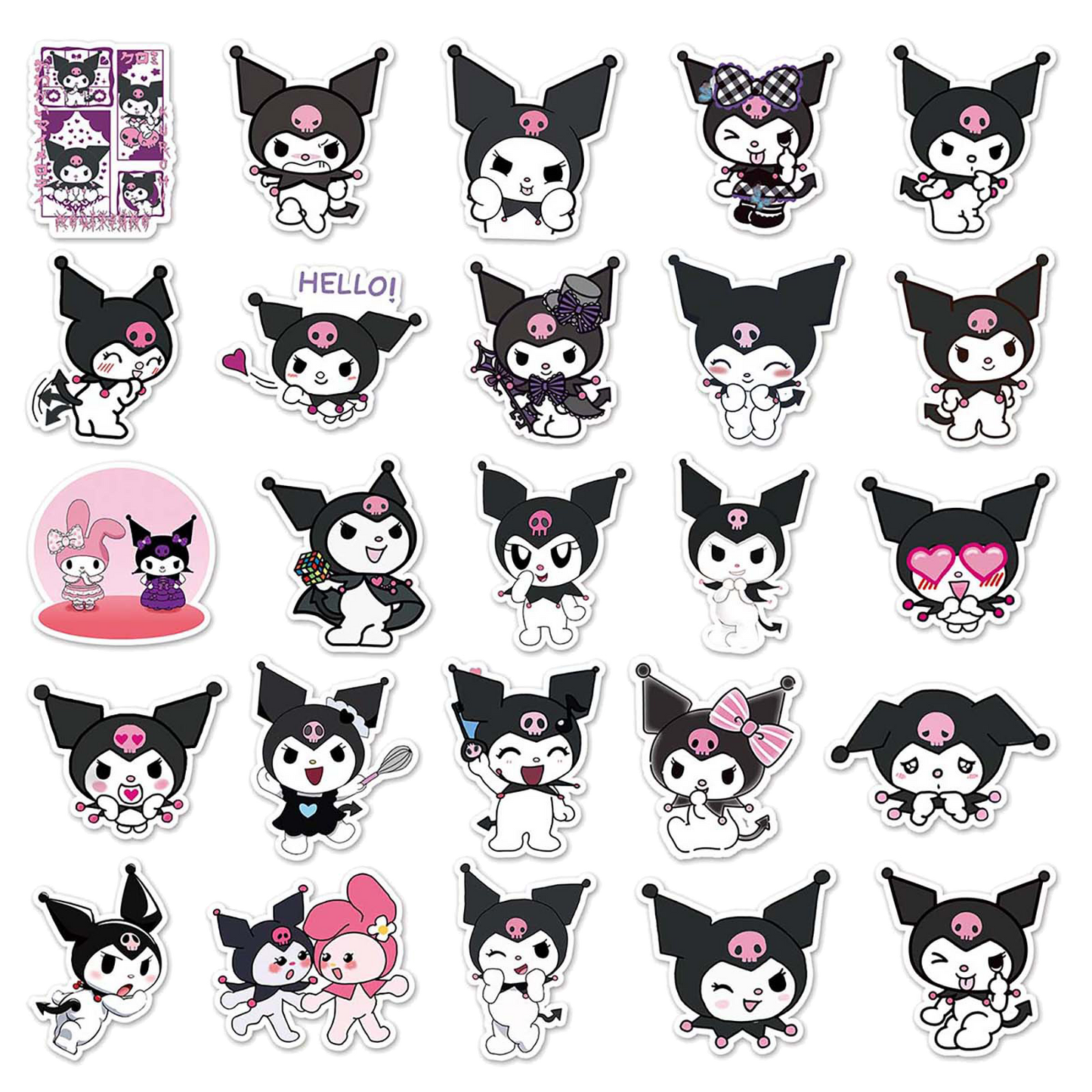 Cartoon Stickers - 50pcs - 236