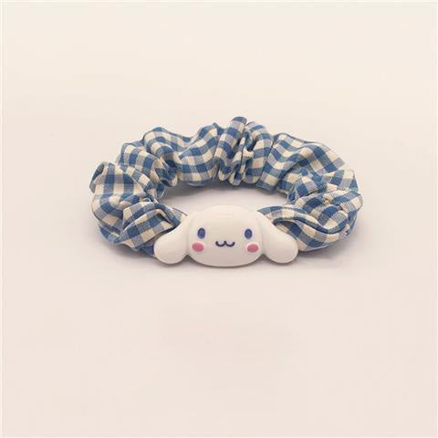 Gingham Check Hair Scrunchie