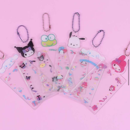 Transparent Party theme Design Card Holder