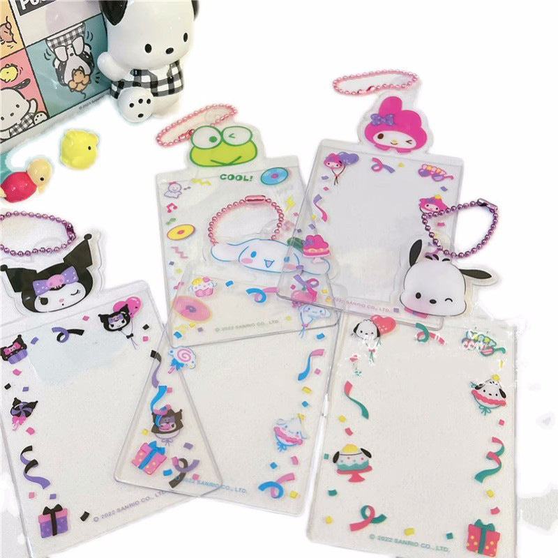 Transparent Party theme Design Card Holder