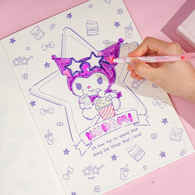 Kuromi Cartoon Coloring Book