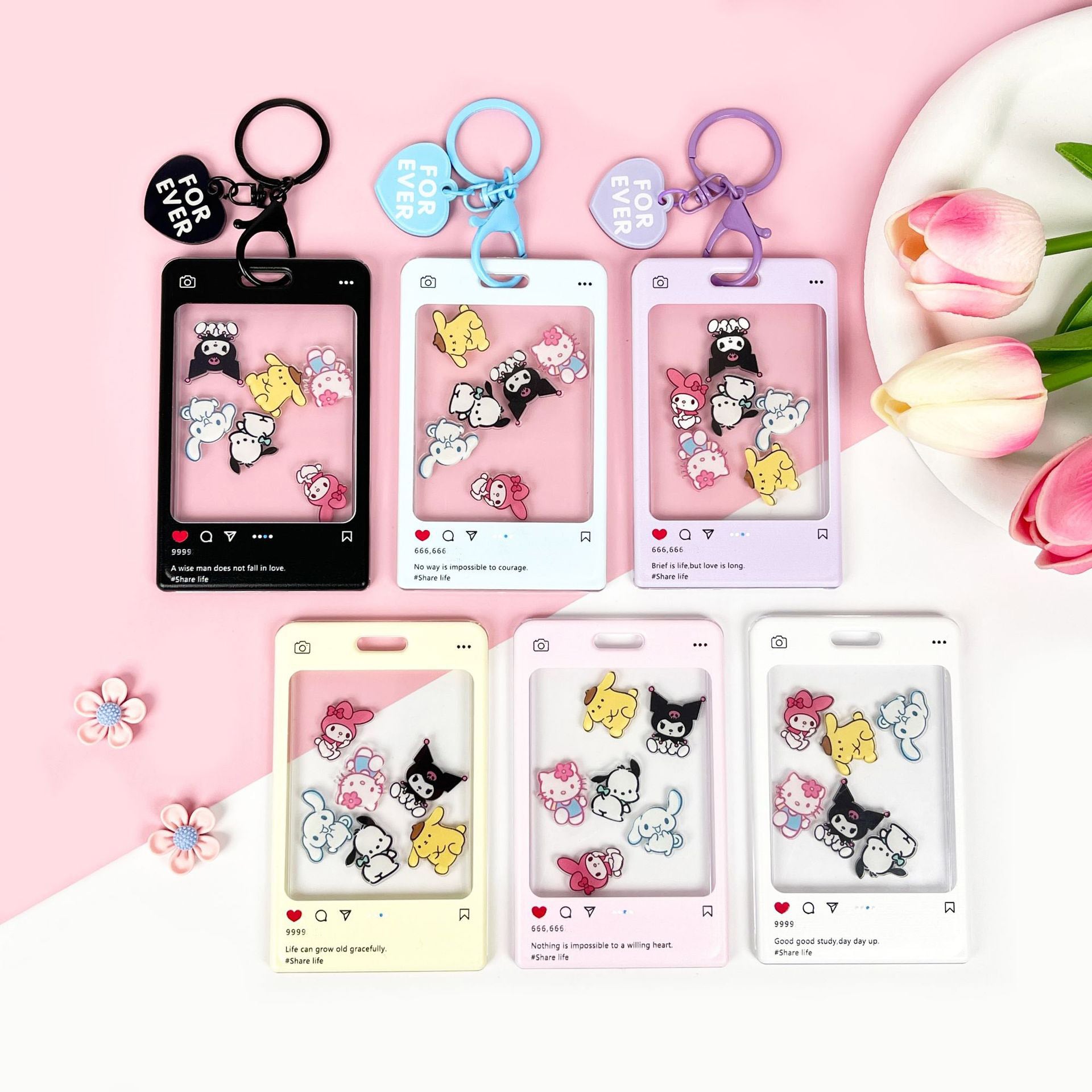 Transparent Card Holder Kawaii Ink Transparent Card Holder Kawaii Ink