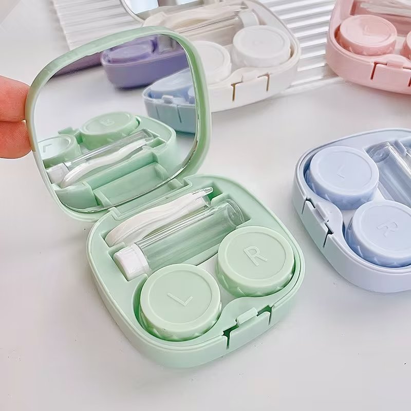 Portable Contact Lens Care Case - Square