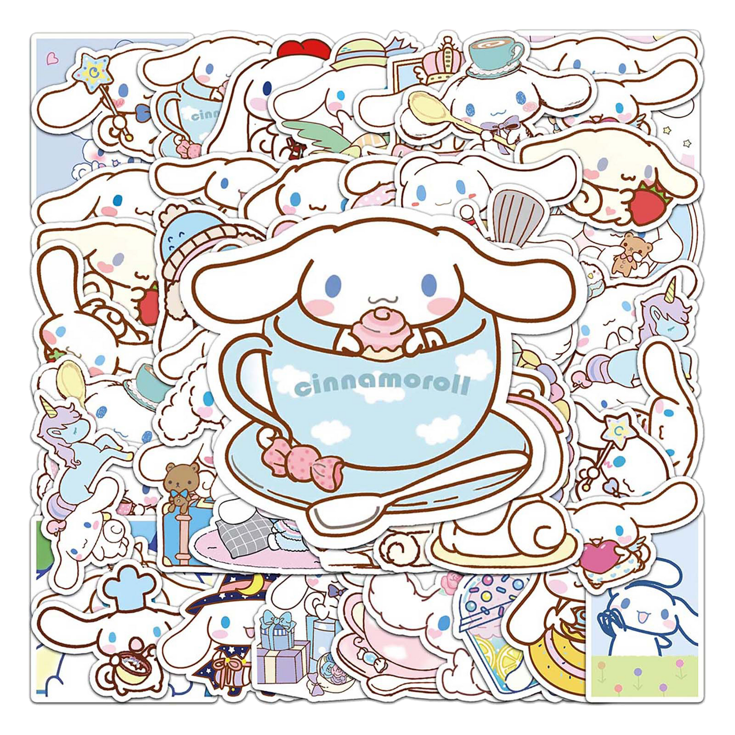Cartoon Stickers - 50pcs - 268