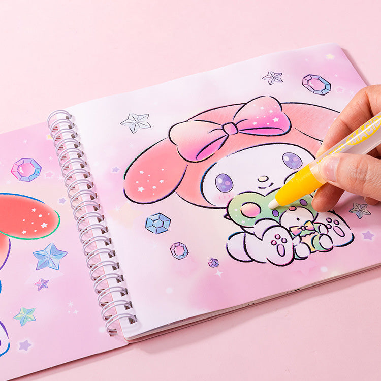 Sanrio Magical Water Painting Coloring Book