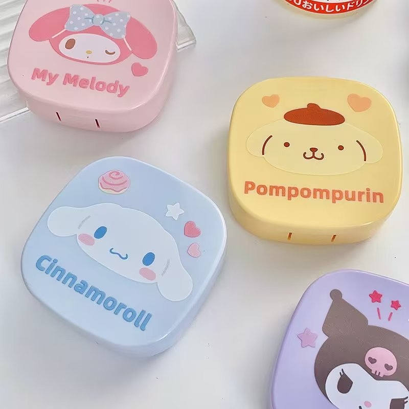 Portable Contact Lens Care Case - Square