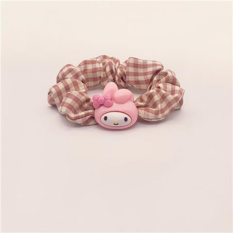 Gingham Check Hair Scrunchie