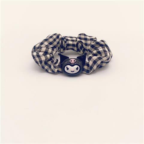 Gingham Check Hair Scrunchie