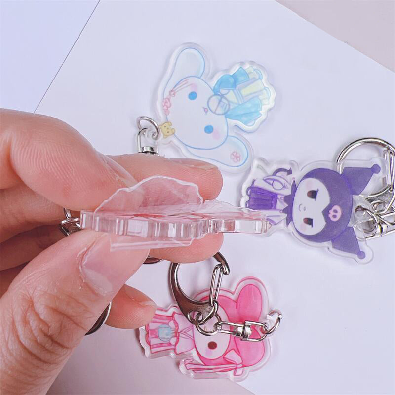 Classical Style Acrylic Keychain - A