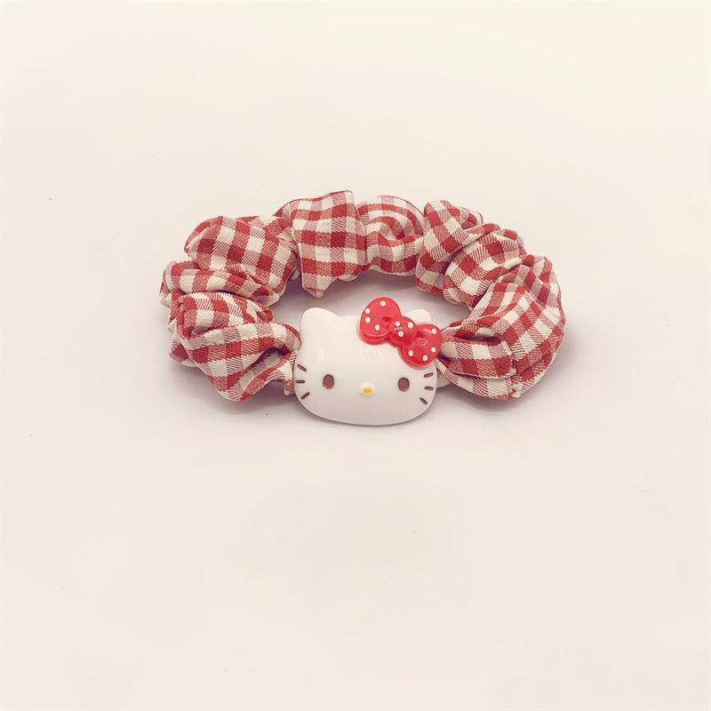 Gingham Check Hair Scrunchie