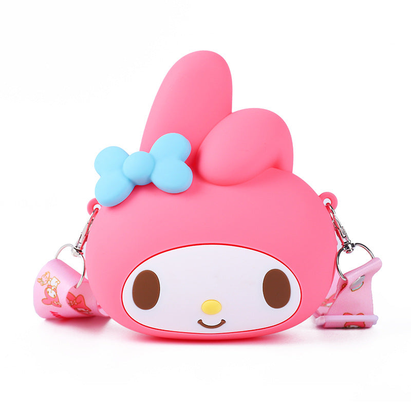 Silicone Crossbody Coin Purse
