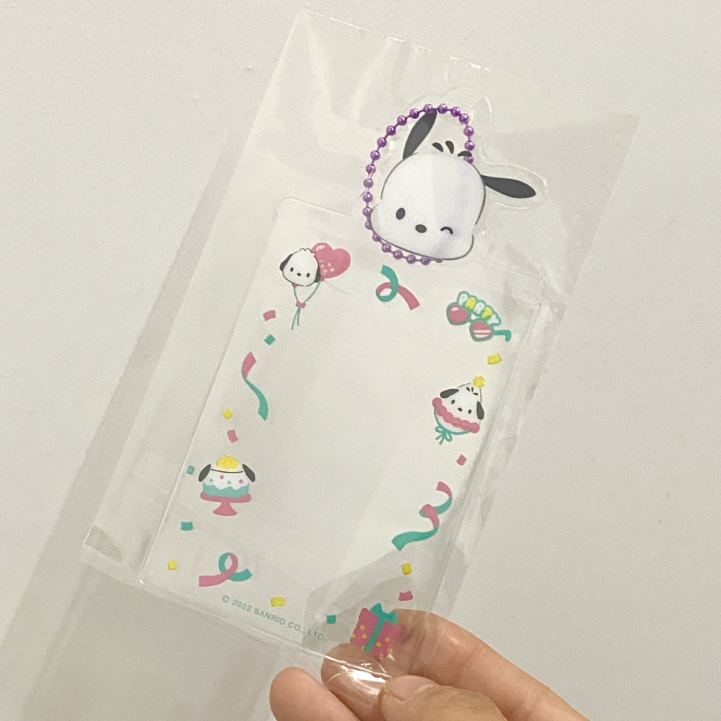Transparent Party theme Design Card Holder