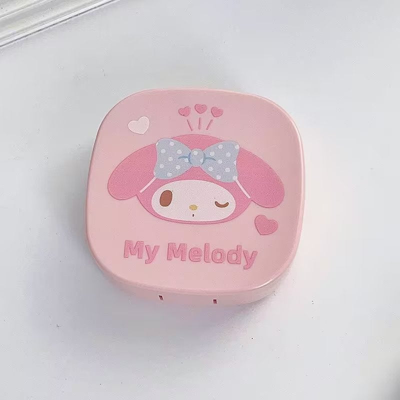 Portable Contact Lens Care Case - Square