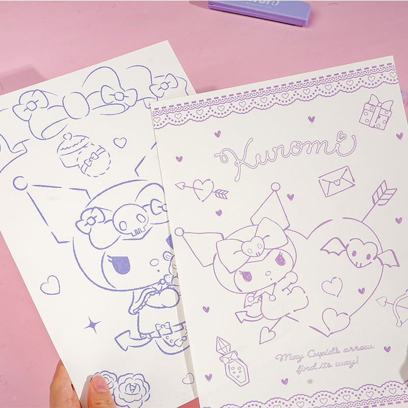 Kuromi Cartoon Coloring Book