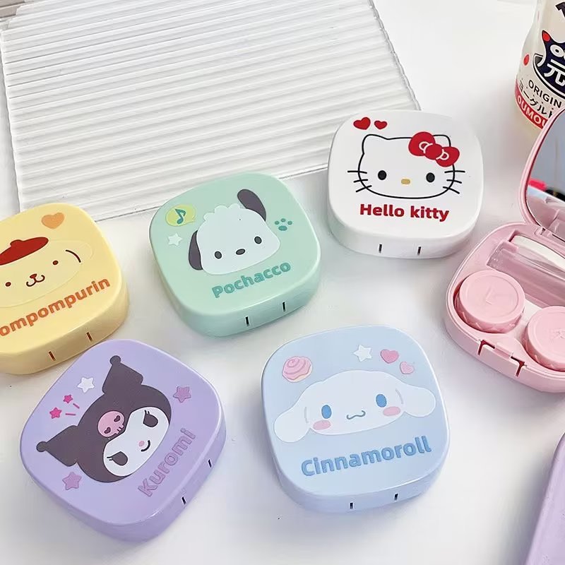 Portable Contact Lens Care Case - Square