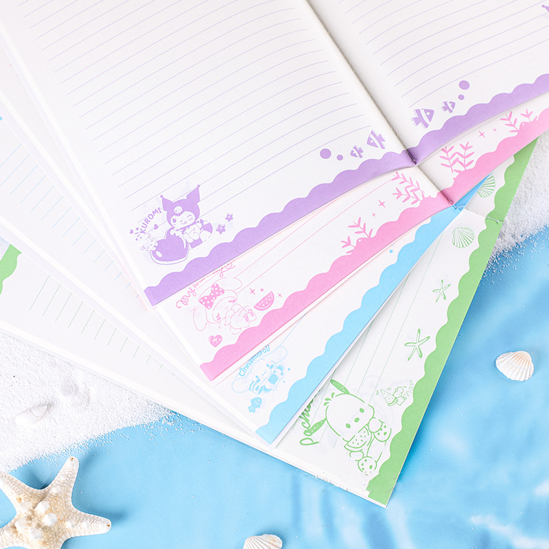 Sanrio Beach Series Notebook - B5 - 8 mm Ruled