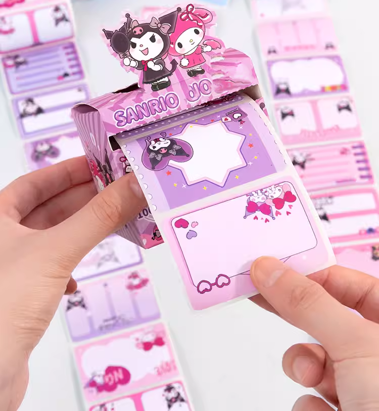 Cartoon Pull-Out Sticky Notes