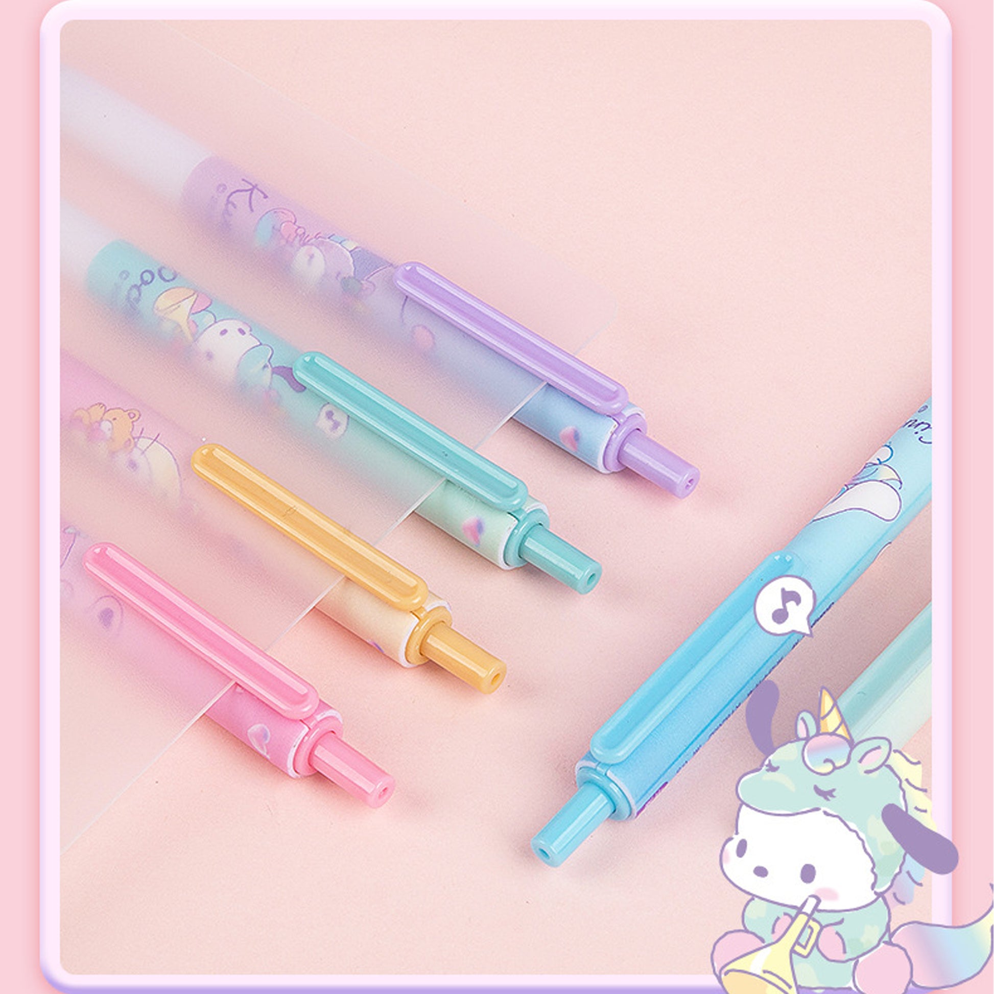 Sanrio Gel Pen Blind Box - Unicorn Series - 0.5 mm - Black Ink