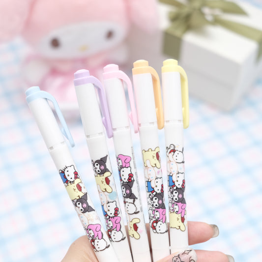 Zebra Mildliner Sanrio DIY Limited Double-Sided Highlighter - Fine / Bold - Family Set - New Colors
