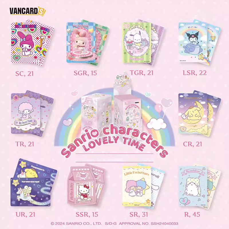 Vancard's Cartoon Characters Lovely Time Collection Card Blind Bag