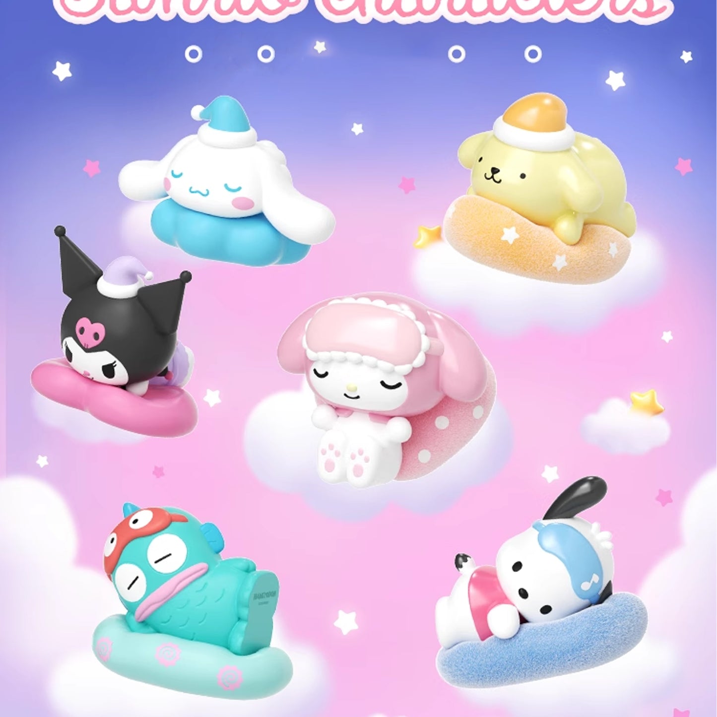 Sanrio Family Sweet Dream Series Mini Action Figures Blind Bag