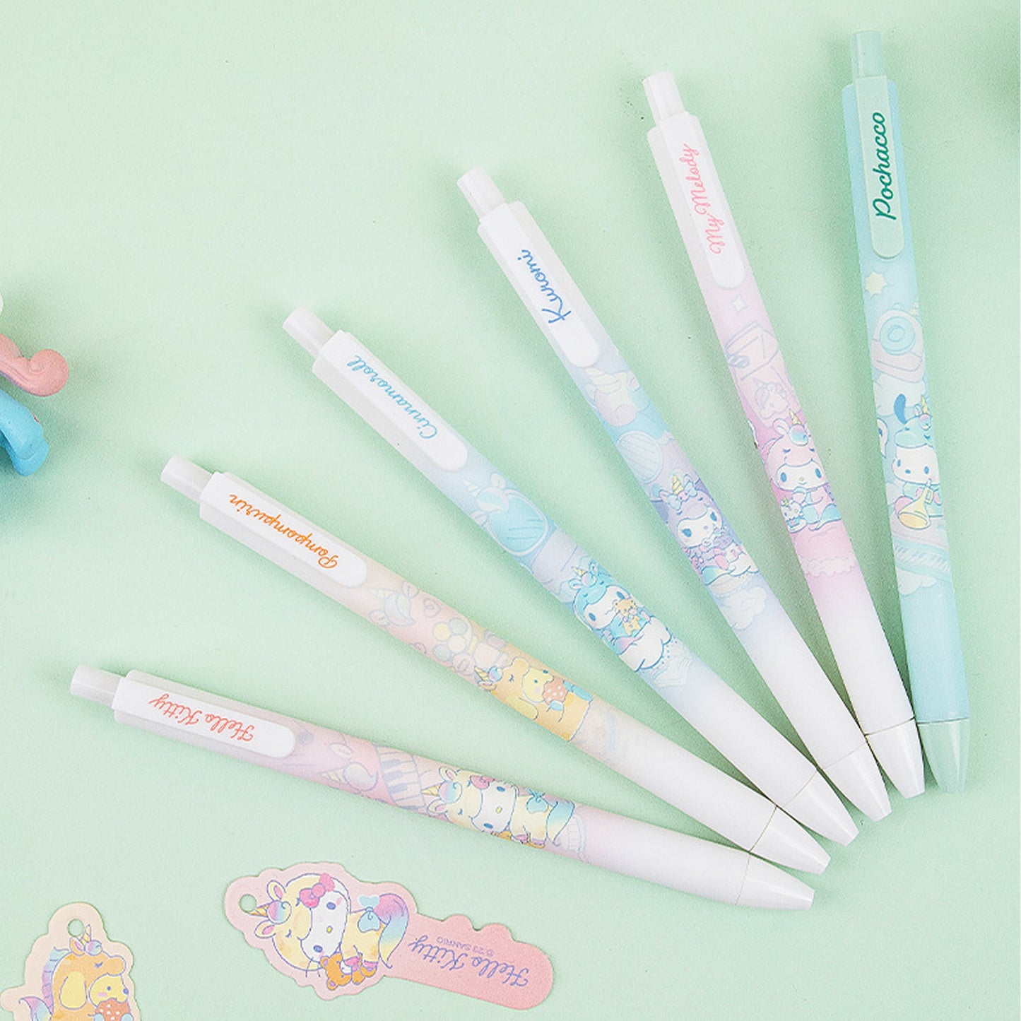 Sanrio Gel Pen Blind Box - Unicorn Series - 0.5 mm - Black Ink - White Grip