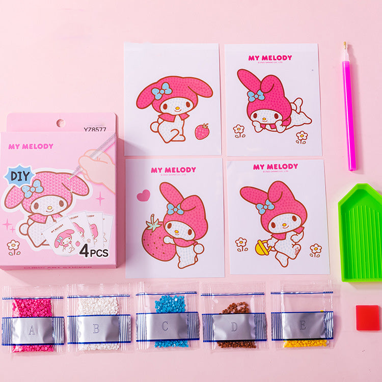 Sanrio DIY Diamond Dotted Art Sticker Kit