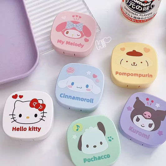 Portable Contact Lens Care Case - Square