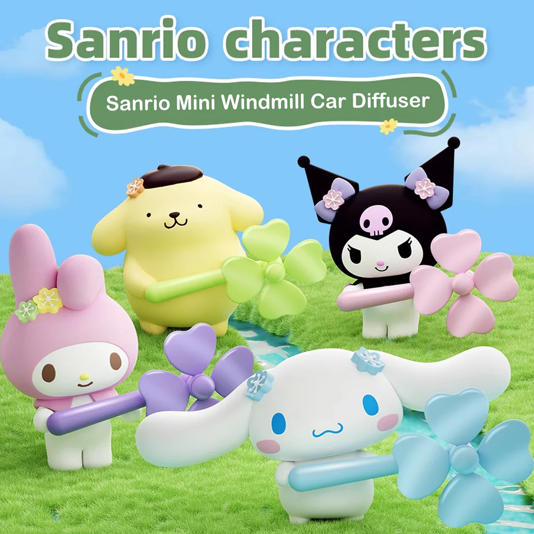 Sanrio Mini Windmill Car Air Freshener