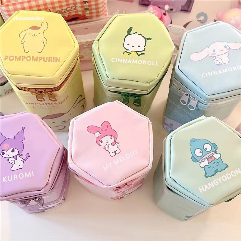 Cartoon Octagonal Pen Holder